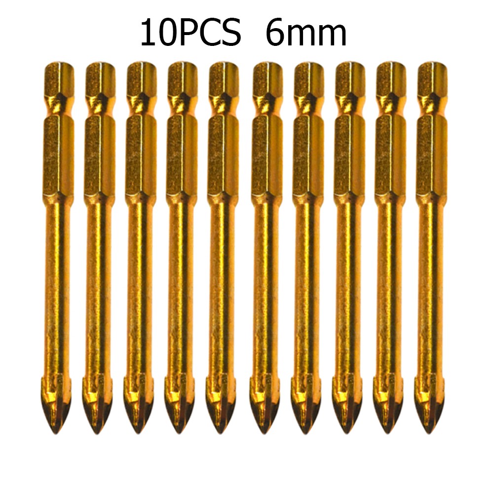 Workshop Cutting Tools - 10 pçs 6/8mm broca titânio cerâmica