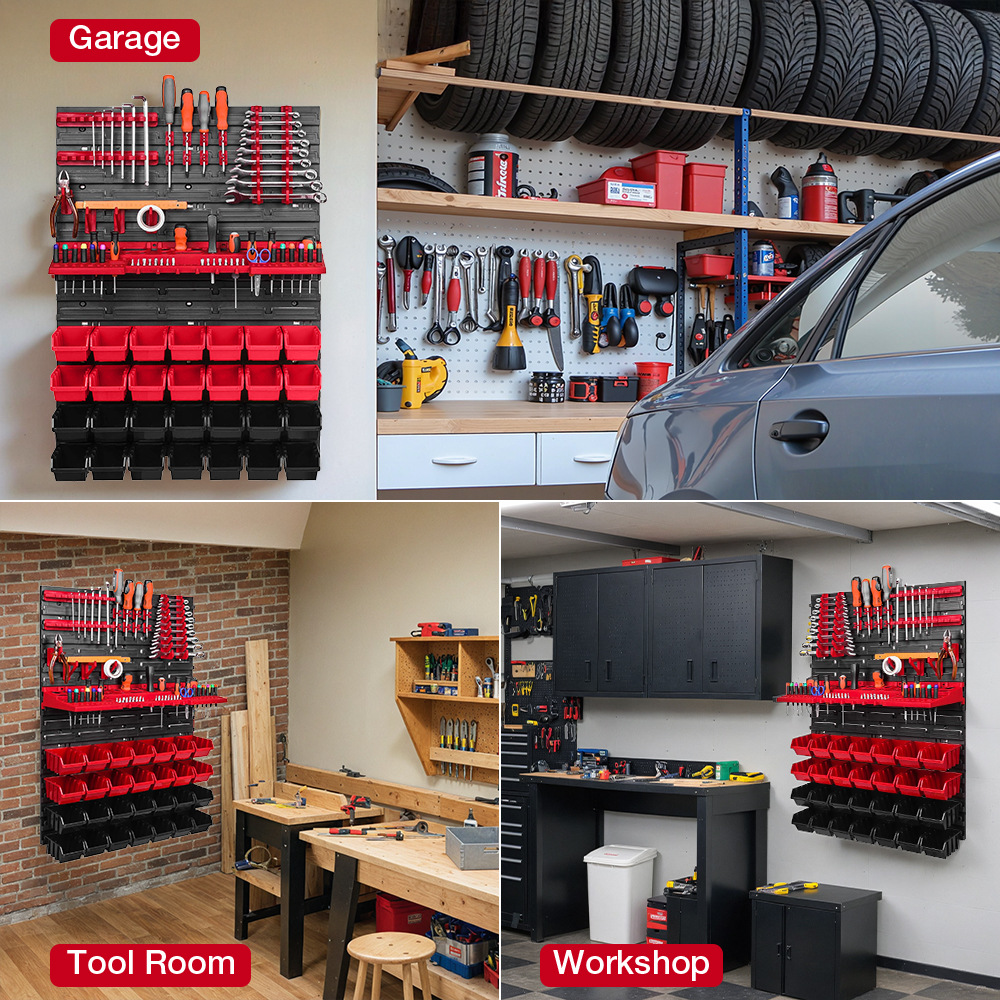 Workshop Tools Wall - Prateleira de Armazenamento de Ferramentas para