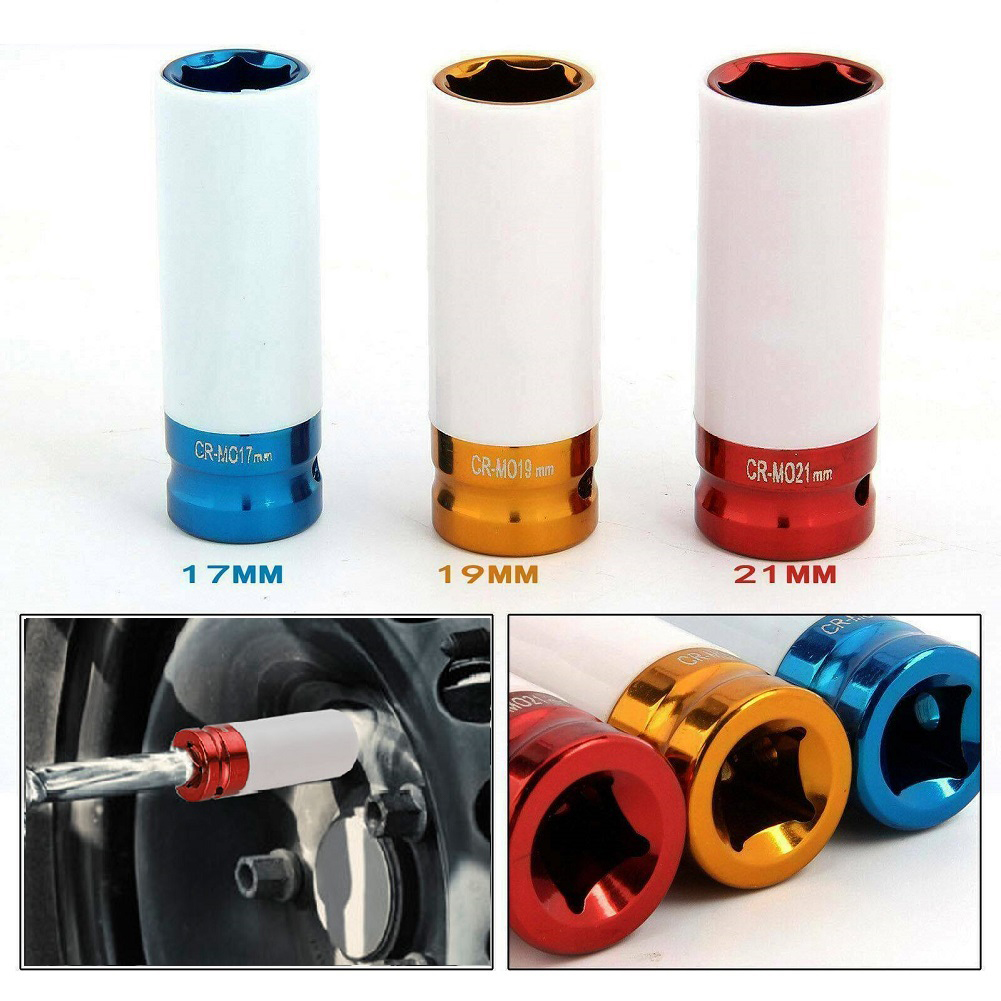 Workshop Hand Tools - 1pc soquete de metal 17mm/19mm/21mm chave