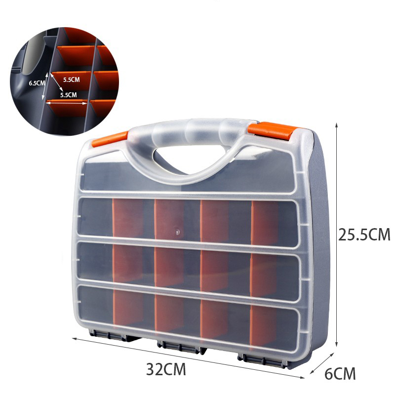 Screw Organizer Kit - Caixa de peças portátil de plástico