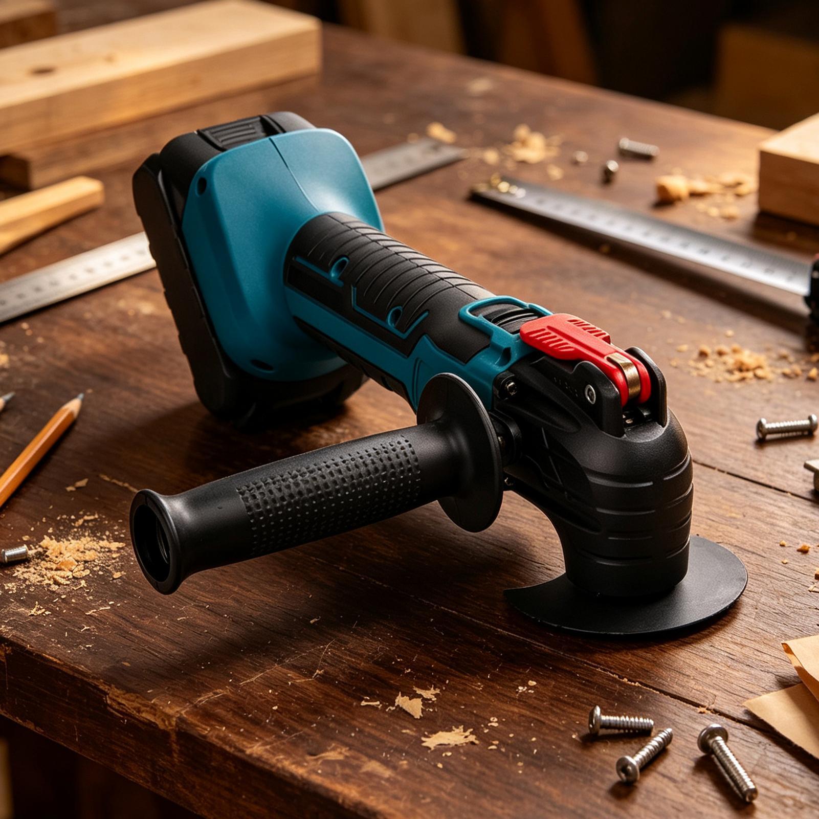 Tools For Woodworking Workshop - Esmerilhadeira angular sem fio, ferramenta de