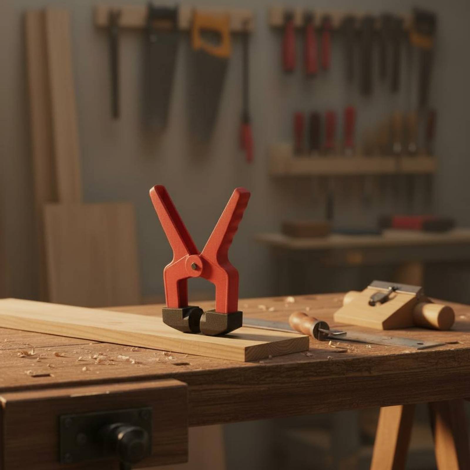 Grampo Triangular Vermelho de  - Tools For Woodworking Workshop avaliação e preço