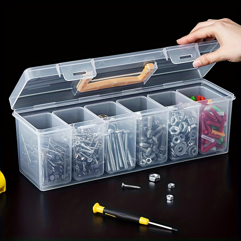 Conjunto de 7 Peças (6 Caixas  - Screw Organizer Kit avaliação e preço