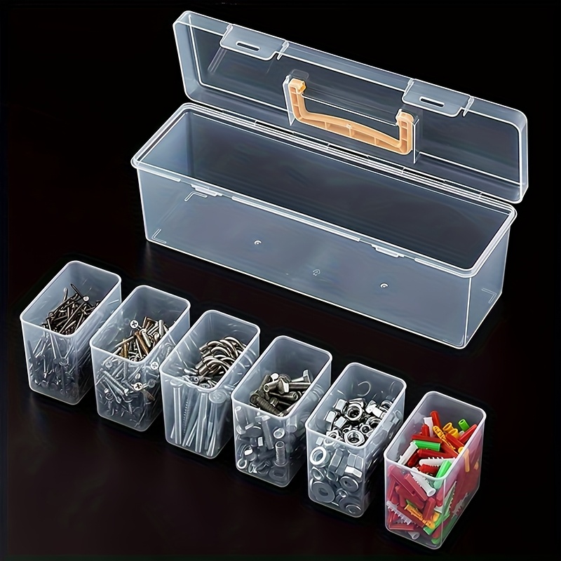 Conjunto de 7 Peças (6 Caixas  - Screw Organizer Kit avaliação e preço