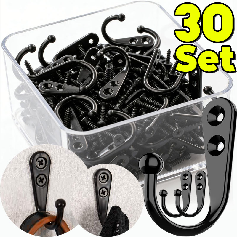 Ganchos de Metal Preto com Par - Screw Organizer Kit avaliação e preço