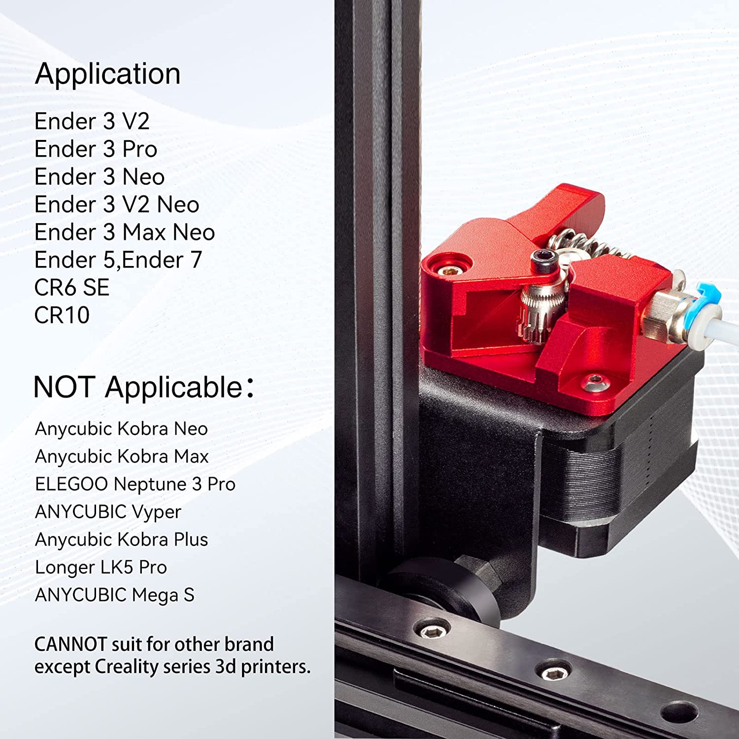 Kit de atualização extrusora d - Creality Printer Ender 3 avaliação e preço