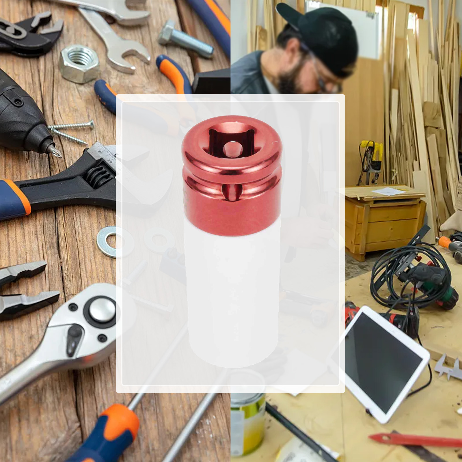 1 Peça Soquete de Metal 17mm 1 - Workshop Hand Tools avaliação e preço